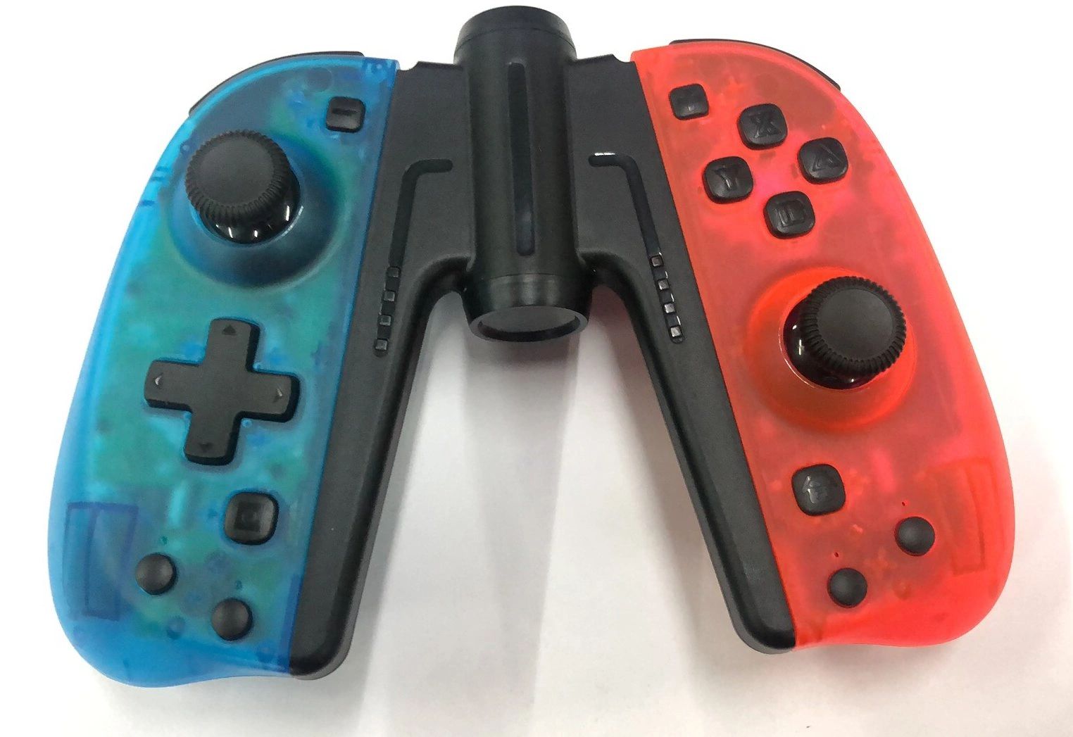 Joy Con Alternative for Switch Clear Blue Red or Solid Black
